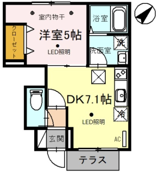 ブルーデイジーの間取り