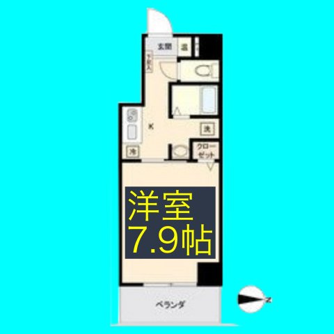 アーバンフラッツ伏見の間取り