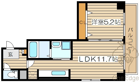 ラフレシール同心の間取り