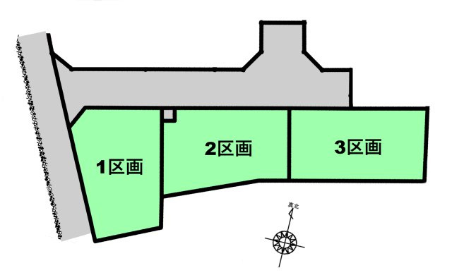東大和市高木１丁目条件無し売地の土地図