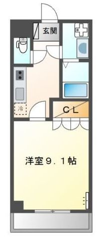 ベル　グラースの間取り|間取りです。