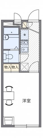 【間取り】 | レオパレスヒルズ | 画像2