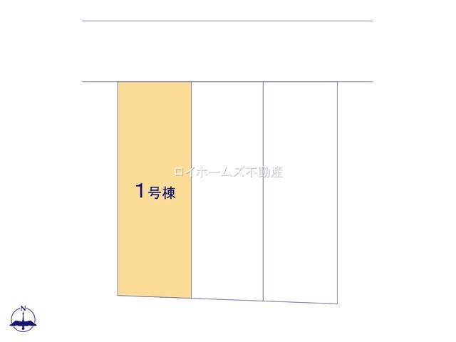 【区画図】 | 一宮市多加木５丁目19-7『仲介料無料』新築戸建て | 1号棟