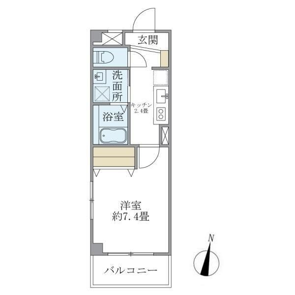 フジ・プライムコートの間取り