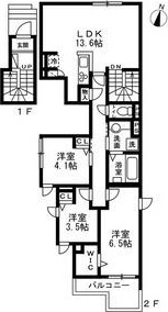 City bright SHIBUYAの間取り