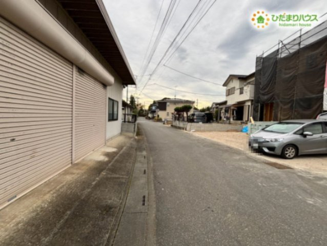 美里町小茂田　第4　新築一戸建て　クレイドルガーデン　01の前面道路含む現地写真