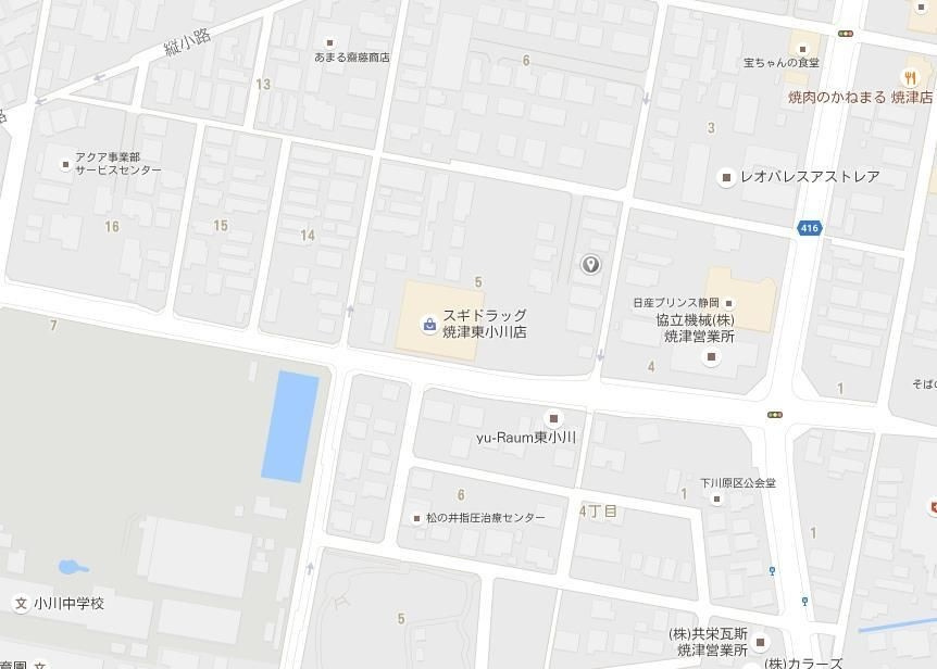 東小川　総和貸家の地図