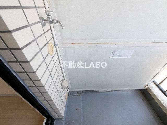 パークサイド上本町駅前のバルコニー