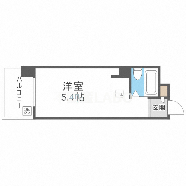 パークサイド上本町駅前の間取り