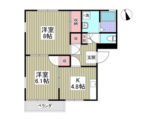 朝霞市本町２丁目のアパートの間取り