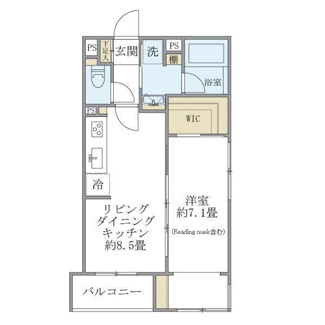 【間取り】 | ＣＯＭＰＯＳＩＴＥ　大井町　ＨＩＬＬＴＯＰ