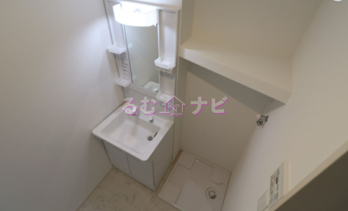 福岡市南区五十川１丁目のアパートの洗面所