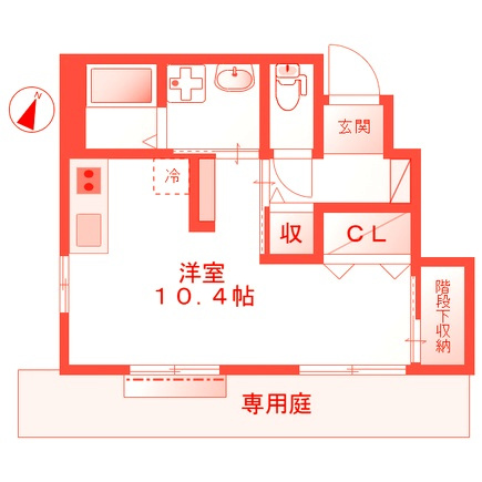 メゾングロリアSの間取り