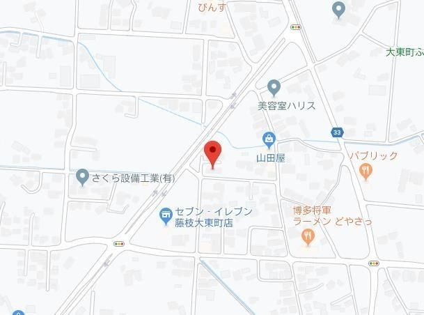 フォーブル大東の地図