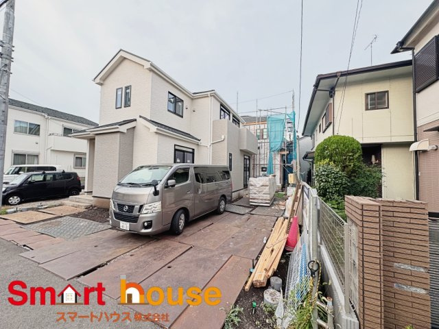 座間市立野台2丁目　全3棟の前面道路含む現地写真|前面道路含む現場全体写真