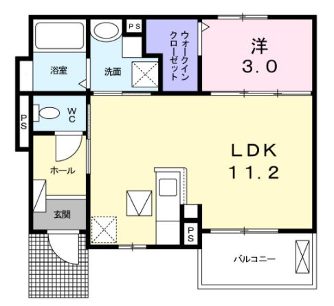 セイザン天六の間取り