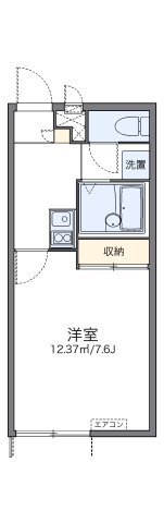 レオパレス朱鷺の間取り
