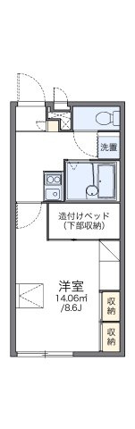 【間取り】 | レオパレスシティー　パル