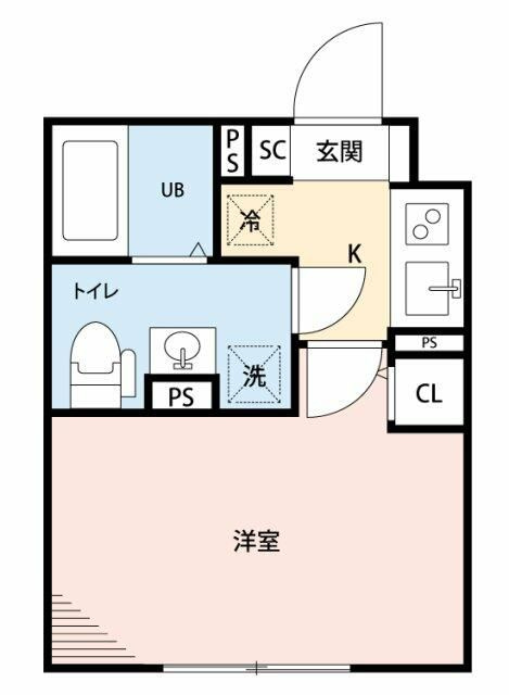 エルファーロ赤塚の間取り