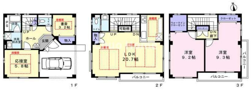 足立区東和1丁目中古住宅の間取り|新規フルリノベーション施工が完了いたしましたのでいつでも内覧が可能です。アフターサービス保証付き・既存住宅売買瑕疵保険加入物件ですのでご購入後も安心して暮らせます。
