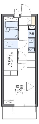 レオパレスカーネリアン片倉の間取り|代表的な間取のため実際の間取とは異なる場合があります