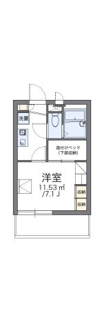 レオパレスＳ　Ｋの間取り