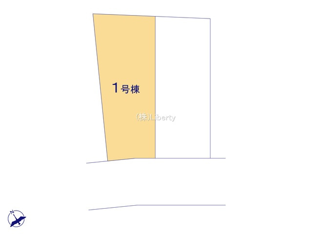 守谷市松ケ丘7期　新築戸建　1号棟の区画図