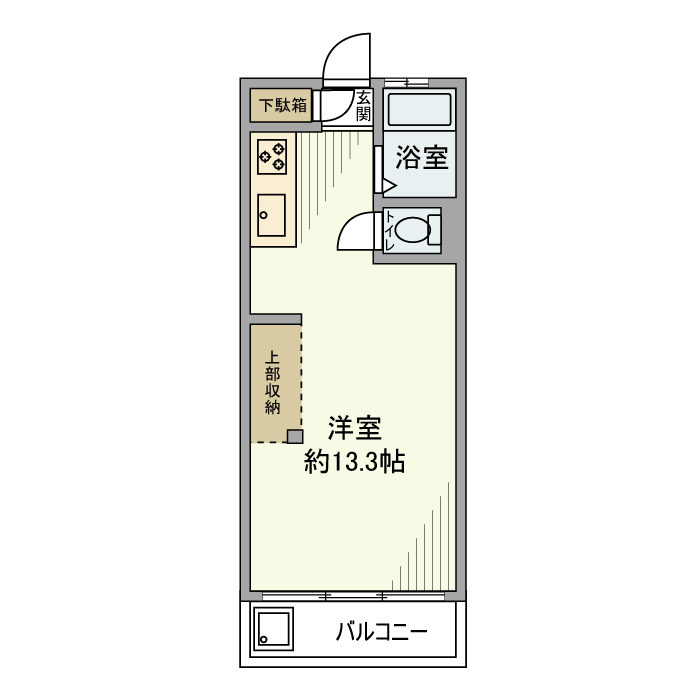 日吉ときわ台コーポの間取り