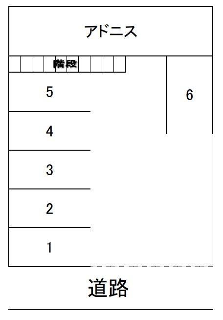 アドニスの区画図