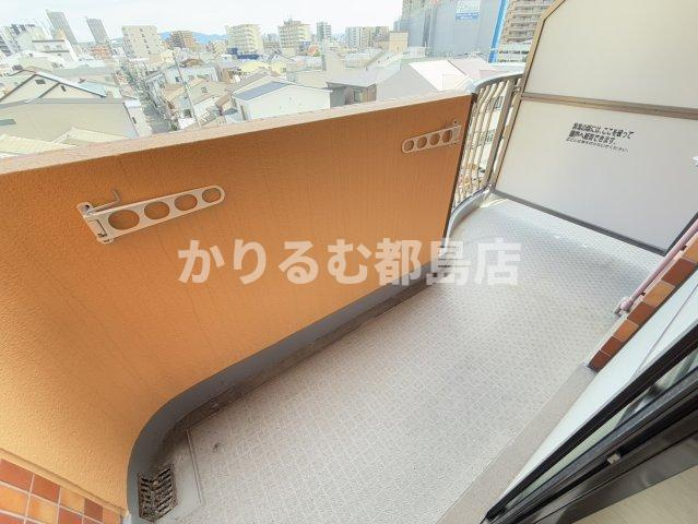 東洋プラザ都島中通のバルコニー