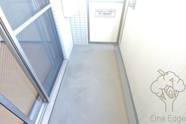 アクアプレイス梅田Ⅱのバルコニー