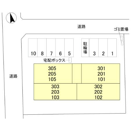 【区画図】 | Raffine宿郷