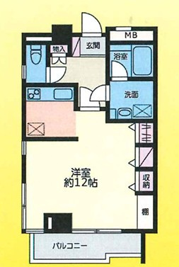 アムールＭの間取り