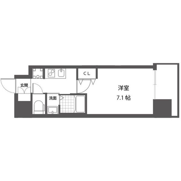 PARK HILLS今里蘭の間取り
