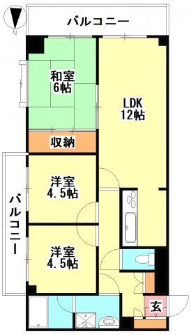 ラ・プリメーラの間取り