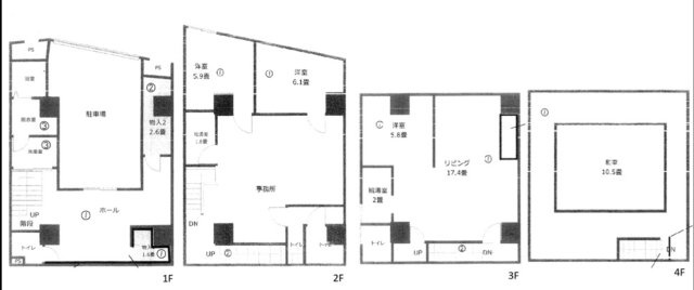 出汐3丁目売事務所の間取り