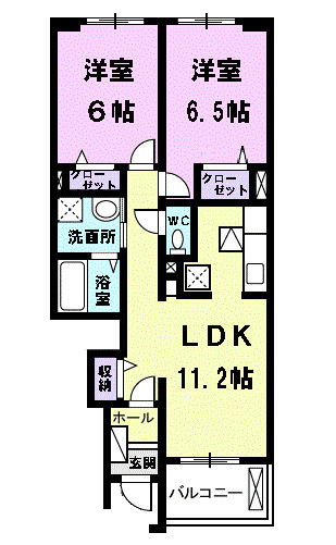 アルドールの間取り