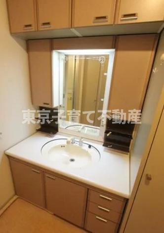 文京区本駒込２丁目の賃貸マンションの洗面所