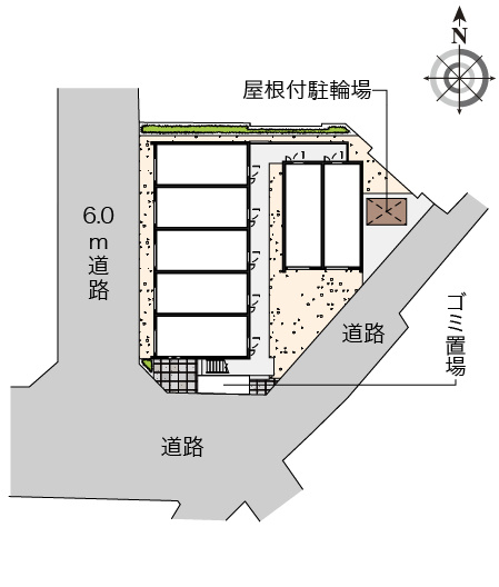 【地図】 | クレイノエブリシンⅡ | 画像4