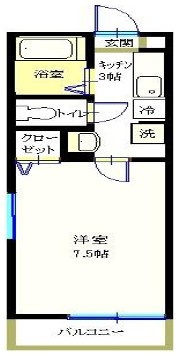 プランドール高円寺南の間取り
