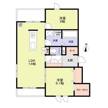 ｃｅｎｔｒａｌ　ｃｒｅｓｔの間取り