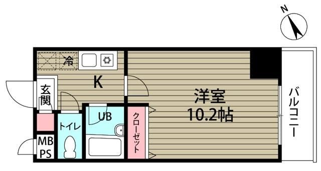 市川市南八幡４丁目の賃貸マンションの間取り