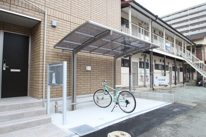 福岡市東区香椎１丁目のアパートのその他共用部分|駐輪場