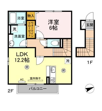 D-roomくすのきの間取り