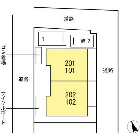 D-roomくすのきの区画図