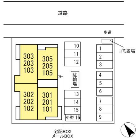 プラーナの区画図