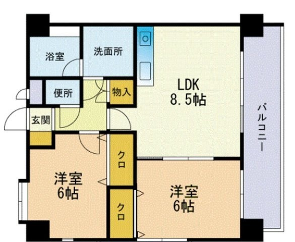 ラ・グランクラッセの間取り|間取図