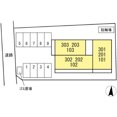 リヴィエール友丘の区画図