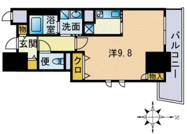 アルフォート天神の間取り|間取図