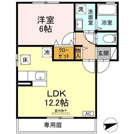 フルリール和白の間取り